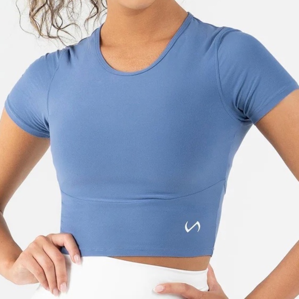 Tempo Ultra-Light Short Sleeve Gym Crop Top